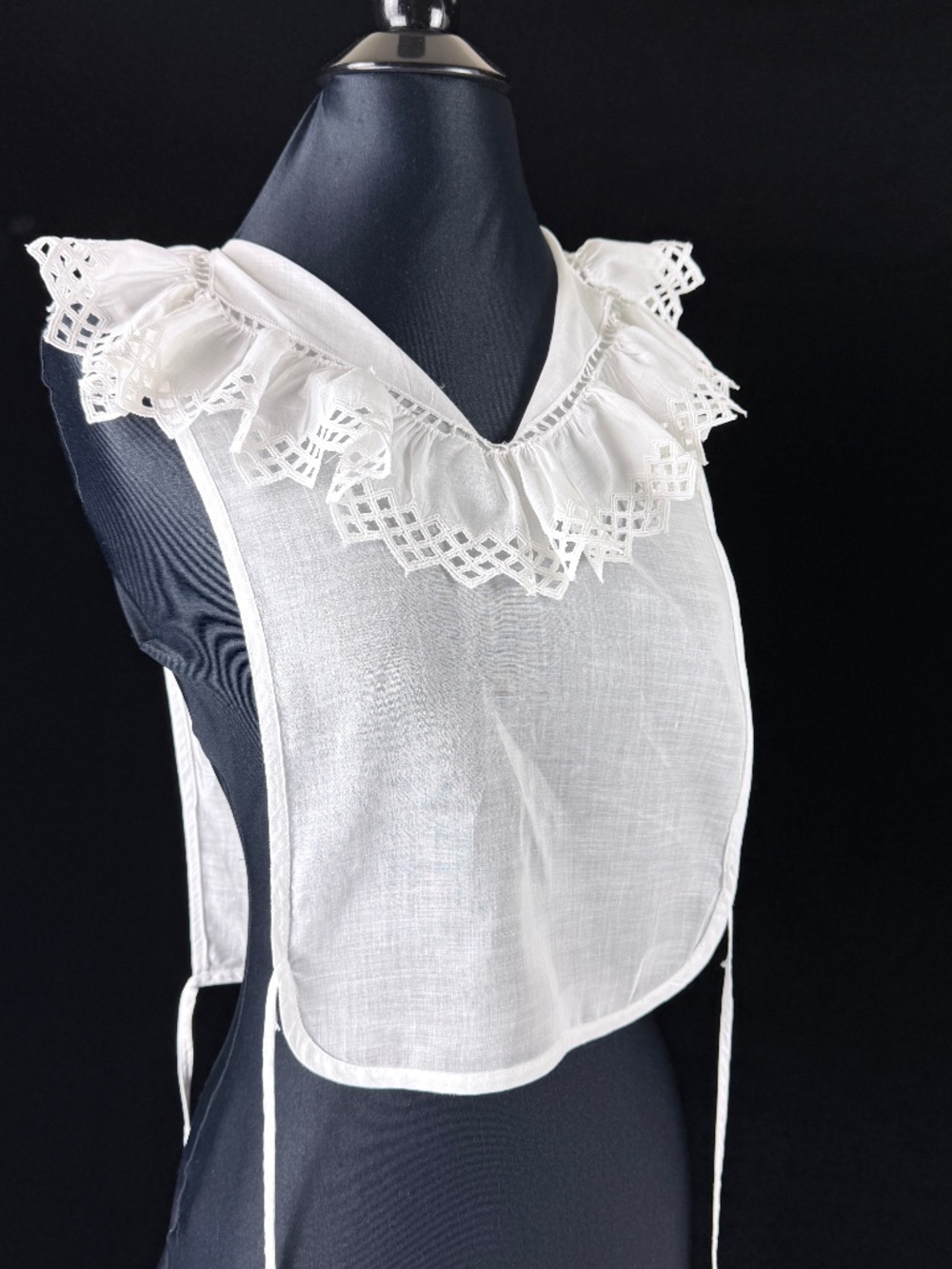 Chemisette Dickey Collar Gilet Lace Dress or Suit Insert Early 20th Century